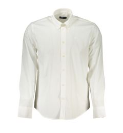 Снимка на Мъжка бяла риза с дълъг ръкав