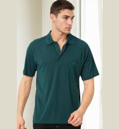 Снимка на Мъжка зелена поло риза Dewberry