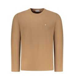 Снимка на Мъжка кафява тениска с дълъг ръкав