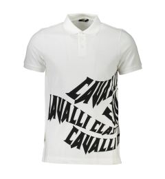 Снимка на Мъжка поло риза CAVALLI CLASS, бяла