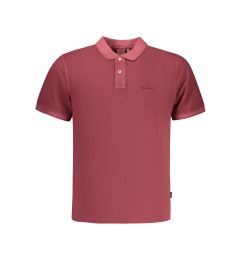 Снимка на Мъжка поло риза в бордо цвят