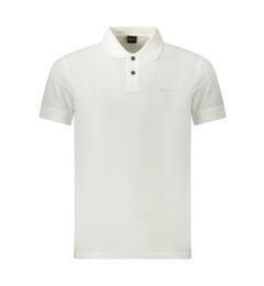 Снимка на Мъжка поло тениска BOSS бяла