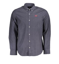 Снимка на Мъжка риза с дълъг ръкав LA MARTINA синя