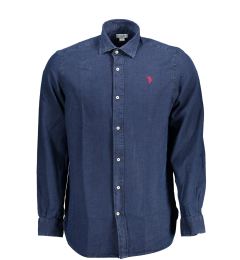 Снимка на Мъжка синя американска поло риза