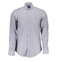 Снимка на Мъжка синя раирана риза