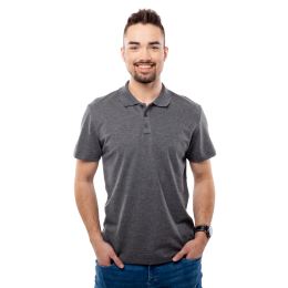 Снимка на Мъжка тениска GLANO - тъмно сива