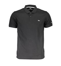 Снимка на Мъжка черна поло риза Harmont &amp; Blaine