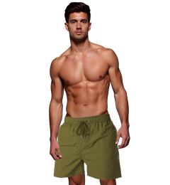 Снимка на Мъжки бански шорти маслиненозелени