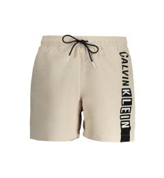 Снимка на Мъжки бежови бански шорти Calvin Klein
