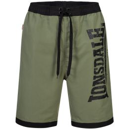 Снимка на Мъжки плувни шорти. Lonsdale 113268-Black/Olive