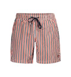 Снимка на Мъжки раирани бански шорти