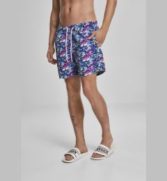 Снимка на Мъжки цветен бански костюм в синьо-розово