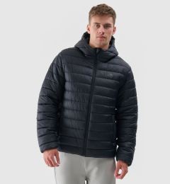 Снимка на Мъжко Пухено Яке С Капюшон 4F Черно 4FWAW24TDJ