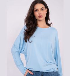 Снимка на Светлосиня блуза с дълъг ръкав