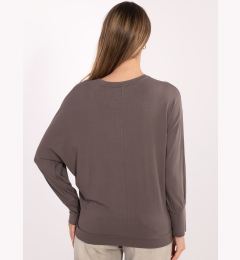 Снимка на Сиво-бежова блуза с дълъг ръкав