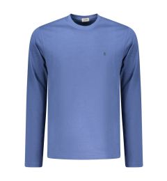 Снимка на Синя мъжка тениска с дълъг ръкав