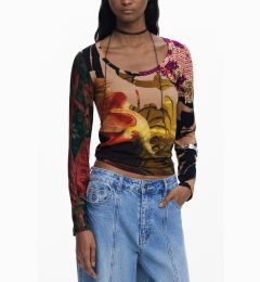 Снимка на Тениска с дълъг ръкав с шарки