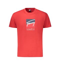 Снимка на Червена мъжка тениска Tommy