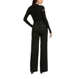 Снимка на Черна блуза с дълги ръкави