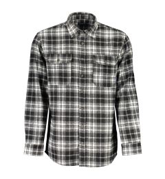 Снимка на Черна мъжка риза с дълъг ръкав