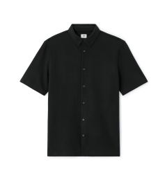 Снимка на Черна риза с къс ръкав Celio Lahemc