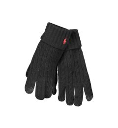 Снимка на Черни ръкавици Ralph Lauren