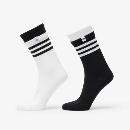 Снимка на adidas 3 Stripes 2 Layer Crew Socks 2-Pack Black/ White XL