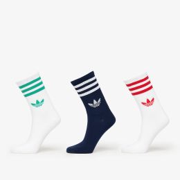 Снимка на adidas 3-Stripes Crew Socks 3-Pack White/ Black/ Black L