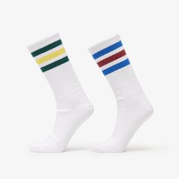 Снимка на adidas 3 Stripes Ribbed Crew Socks 2-Pack White/ Multicolor L