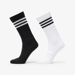 Снимка на adidas 3 Stripes Textured Crew Socks 2-Pack White/ Black XL