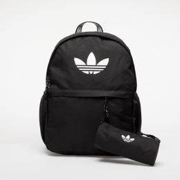 Снимка на adidas Backpack With Pencil Case Black/ Wonder Alumina/ Semi Lucid Fuchsia Universal