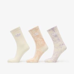 Снимка на adidas Tie Dye Crew Socks 3-Pack Halo Blush/ Silver Dawn/ Cream White M