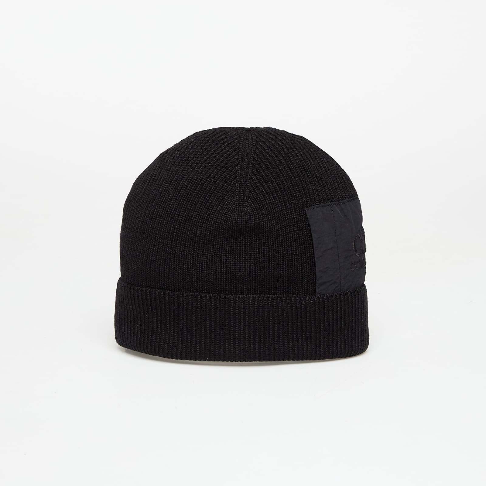 Снимка на C.P. Company Extrafine Merino Wool Zip Pocket Beanie Black Universal