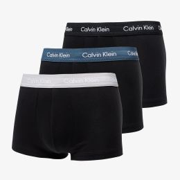 Снимка на Calvin Klein Cotton Stretch Low Rise Trunk 3-Pack Black XL