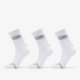 Снимка на Footshop Basic Crew Socks 3-Pack White 39-42