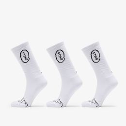 Снимка на Footshop High Crew Socks 3-Pack White 36-38