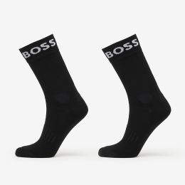 Снимка на Hugo Boss Quarter-Length Socks in Stretch Fabric 2-Pack Black 39-42