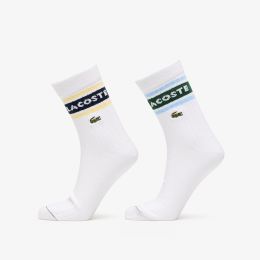 Снимка на LACOSTE Socks White/ Green/ Navy Blue 39-42