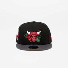 Снимка на New Era Chicago Bulls 9FIFTY NBA Floral Snapback Cap Black/ Graphite/Dark Graphite M-L