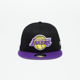 Снимка на New Era Los Angeles Lakers Contrast Side Patch 9Fifty Snapback Cap Black/ True Purple M-L