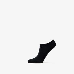 Снимка на Nike Everyday Cotton Lightweight No Show Socks 3-Pack Black 34-38