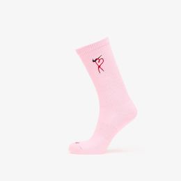 Снимка на Nike Everyday Plus Dri-FIT Cushioned Crew Socks 1-Pack Pink Foam/ University Red/ Black XL