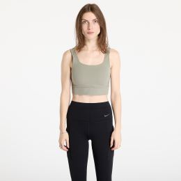 Снимка на Nike Zenvy Women's Medium-Support Padded Longline Sports Bra Light Army/ White L