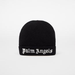 Снимка на Palm Angels Kids Logo Knit Beanie Black/ Off White II