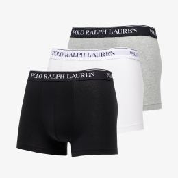 Снимка на Ralph Lauren Stretch Cotton Classic Trunks Grey/ White/ Black L