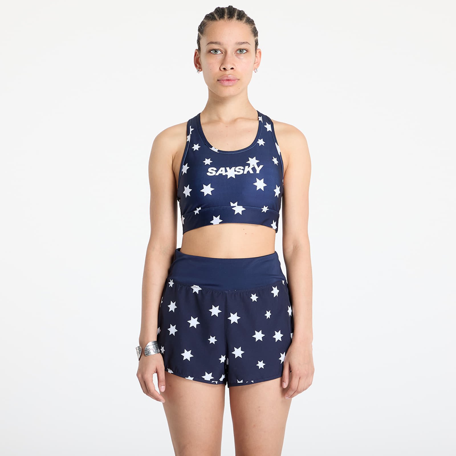 Снимка на SAYSKY W Star Combat Sports Bra Blue/ White Aop L