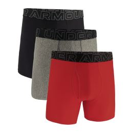 Снимка на Under Armour M Perf Tech 6in 3-Pack Red XXXL