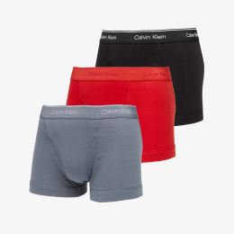 Снимка на Боксерки Calvin Klein Trunk 3 Pk Red L