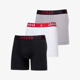 Снимка на Боксерки Jordan Flight Cotton Core 3-Pack Boxer Brief Black/ White M