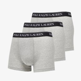 Снимка на Боксерки Ralph Lauren Stretch Cotton Classic Trunks 3-Pack Grey S